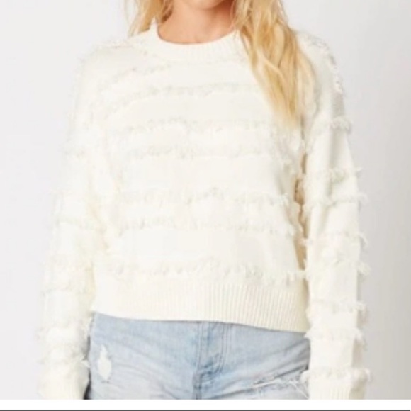 ANDTHEWHY Fringe Sweater - Picture 2 of 5